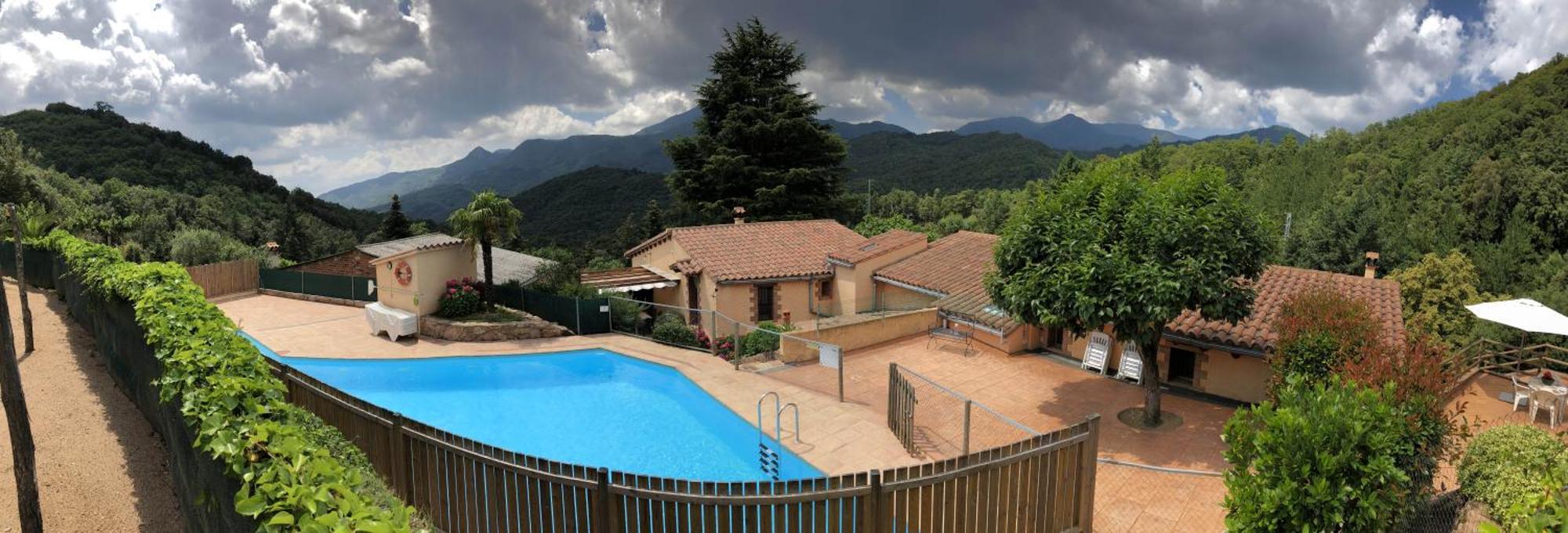 Apartamento En Pleno Montseny Mas Romeu Turisme Rural Arbucies Bagian luar foto